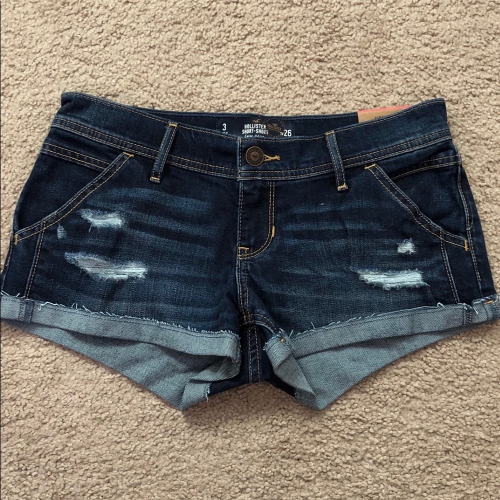 Hollister jean shorts